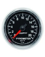 2-1/16" PYROMETER, 0-2000 °F, STEPPER MOTOR, GS