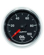 2-1/16" OIL PRESSURE, 0-100 PSI, STEPPER MOTOR, GS