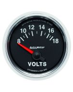 2-1/16" VOLTMETER, 8-18V, AIR-CORE, GS