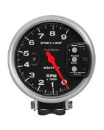 5" PEDESTAL PLAYBACK tachometer, 0-9,000 RPM, SPORT-COMP