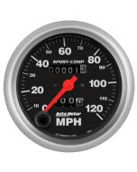 3-3/8" SPEEDOMETER, 0-120 MPH, MECHANICAL, SPORT-COMP