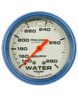 2-5/8" WATER TEMPERATURE, LIQUID FILLED, 140-280 °F, 6 FT., MECHANICAL, ULTRA-NITE