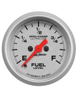 2-1/16" FUEL LEVEL, PROGRAMMABLE 0-280 Ω, STEPPER MOTOR, ULTRA-LITE