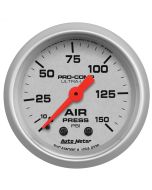 2-1/16" AIR PRESSURE, 0-150 PSI, MECHANICAL, ULTRA-LITE