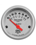 2-1/16" OIL PRESSURE, 0-7 BAR, AIR-CORE, ULTRA-LITE