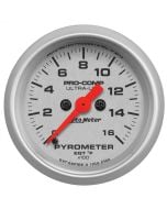 2-1/16" PYROMETER, 0-1600 °F, STEPPER MOTOR, ULTRA-LITE