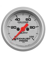 2-1/16" EXHAUST PRESSURE, 0-100 PSI, STEPPER MOTOR, ULTRA-LITE