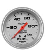 mechanical fuel pressure gauge on display