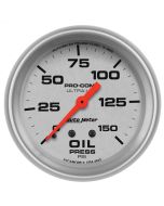 2-5/8" OIL PRESSURE, 0-150 PSI, MECHANICAL, ULTRA-LITE