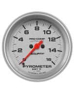 2-5/8" PYROMETER, 0-1600 °F, STEPPER MOTOR, ULTRA-LITE