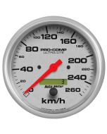 5" SPEEDOMETER, 0-260 KM/H, ELECTRIC, ULTRA-LITE