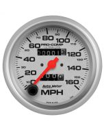 3-3/8" SPEEDOMETER, 0-160 MPH, MECHANICAL, ULTRA-LITE