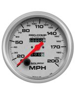 5" SPEEDOMETER, 0-200 MPH, MECHANICAL, ULTRA-LITE