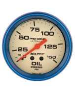 2-5/8" OIL PRESSURE, 0-150 PSI, MECHANICAL, ULTRA-NITE