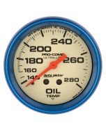 2-5/8" OIL TEMPERATURE, 140-280 °F, 6 FT., MECHANICAL, ULTRA-NITE