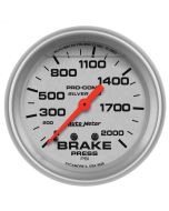 2-5/8" BRAKE PRESSURE, 0-2000 PSI, MECHANICAL, LIQUID FILLED, ULTRA-LITE