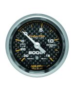 2-1/16" BOOST/VACUUM, W/ PEAK & WARN, 30 IN HG/15 PSI, STEPPER MOTOR, CARBON FIBER