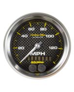 3-3/8" GPS SPEEDOMETER, 0-140 MPH, CARBON FIBER