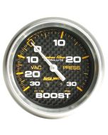 2-5/8" BOOST/VACUUM, 30 IN HG/30 PSI, MECHANICAL, CARBON FIBER