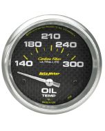2-5/8" OIL TEMPERATURE, 140-300 °F, AIR-CORE, CARBON FIBER