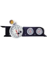 DASH TOP, TRIPLE, (5" PEDESTAL TACH, 2-5/8"X2), MUSTANG 87-93 FOX