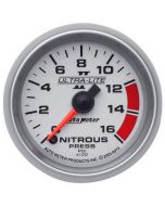 2-1/16" NITROUS PRESSURE, 0-1600 PSI, STEPPER MOTOR, ULTRA-LITE II