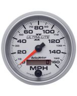 3-3/8" SPEEDOMETER, 0-160 MPH, ELECTRIC, ULTRA-LITE II