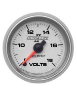 2-1/16" VOLTMETER, 8-18V, DIGITAL STEPPER MOTOR, ULTRA-LITE II