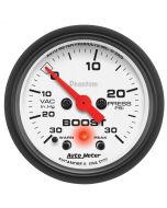 2-1/16" BOOST/VACUUM, W/ PEAK & WARN, 30 IN HG/30 PSI, STEPPER MOTOR, PHANTOM