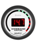 2-1/16" WIDEBAND STREET AIR/FUEL RATIO, 10:1-17:1 AFR, PHANTOM