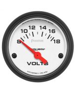 2-1/16" VOLTMETER, 8-18V, AIR-CORE, PHANTOM