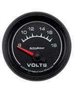 2-1/16" VOLTMETER, 8-18V, AIR-CORE, ES
