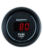 2-1/16" FUEL LEVEL, PROGRAMMABLE 0-280 Ω, DIGITAL BLACK