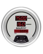 3-3/8" tachometer/SPEEDOMETER COMBO, 8K RPM/260 MPH, ELECTRIC, ULTRA-LITE DIGITAL