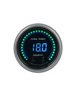 2-1/16" TWO CHANNEL FUEL LEVEL / VOLTMETER, 0-100%/8-18V, COBALT ELITE DIGITAL