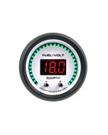 2-1/16" TWO CHANNEL FUEL LEVEL / VOLTMETER, 0-100%/8-18V, PHANTOM ELITE DIGITAL