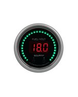 2-1/16" TWO CHANNEL FUEL LEVEL / VOLTMETER, 0-100%/8-18V, SPORT-COMP ELITE DIGITAL