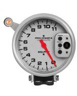 5" tachometer, 0-11,000 RPM, PEDESTAL W/ QUICK LITE, W/PEAK MEMORY, ULTRA-LITE