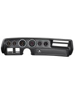 6 GAUGE DIRECT-FIT DASH KIT, CHEVELLE / EL CAMINO / MALIBU (NON SS) 70-72, SPORT-COMP