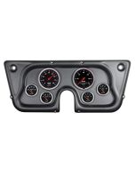 6 GAUGE DIRECT-FIT DASH KIT, CHEVY TRUCK C / K / K5 / SUBURBN 67-72, DESIGNER BLACK