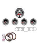5 GAUGE DIRECT-FIT DASH KIT, MUSTANG 65-66, AMERICAN MUSCLE