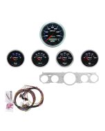 5 GAUGE DIRECT-FIT DASH KIT, MUSTANG 65-66, COBALT
