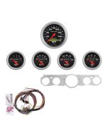 5 GAUGE DIRECT-FIT DASH KIT, MUSTANG 65-66, SPORT-COMP