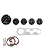 5 GAUGE DIRECT-FIT DASH KIT, CHEVY CAR 53-54, DESIGNER BLACK