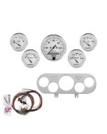 5 GAUGE DIRECT-FIT DASH KIT, NOVA 62-65, OLD TYME WHITE
