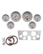 6 GAUGE DIRECT-FIT DASH KIT, CHEVY TRUCK 67-72, ULTRA-LITE