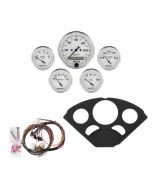 5 GAUGE DIRECT-FIT DASH KIT, CHEVY 55-56, OLD TYME WHITE