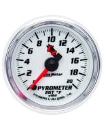 2-1/16" PYROMETER, 0-2000 °F, STEPPER MOTOR, C2