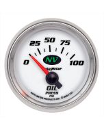 2-1/16" OIL PRESSURE, 0-100 PSI, AIR-CORE, NV