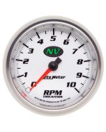 3-3/8" IN-DASH tachometer, 0-10,000 RPM, NV